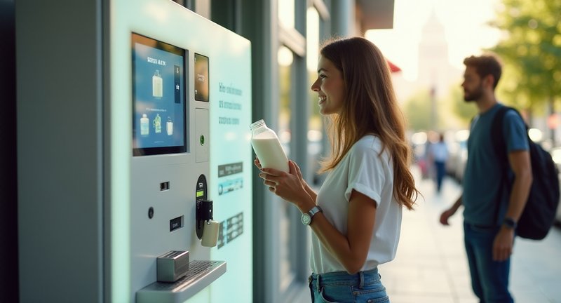 The Convenience of Milk Vending Machine