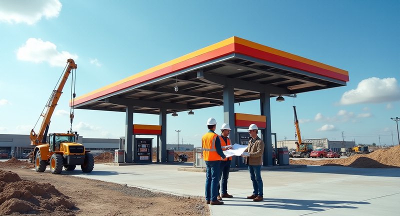 The Definitive Guide to Gas Station Canopy Construction